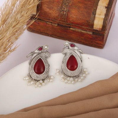 The param sundarii mehek earring Brass Stud Earring