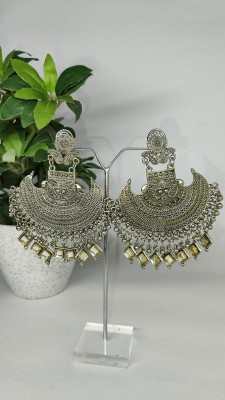 MK GLITTERING GEMS MK7GG Brass Chandbali Earring