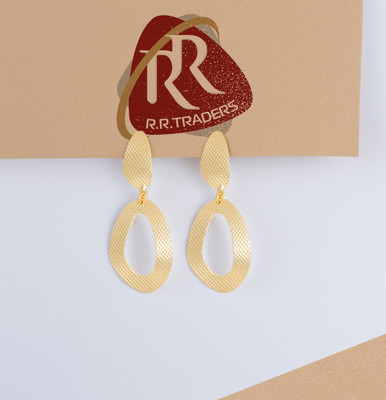 TheQueenVibes THE QUEEN VIBES Brass, Glass Tassel Earring, Hoop Earring, Earring Set, Jhumki Earring