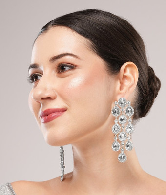 SATRANGI JEWEL SATRANGI JEWEL TRENDY STATEMENT EARRINGS Alloy Huggie Earring