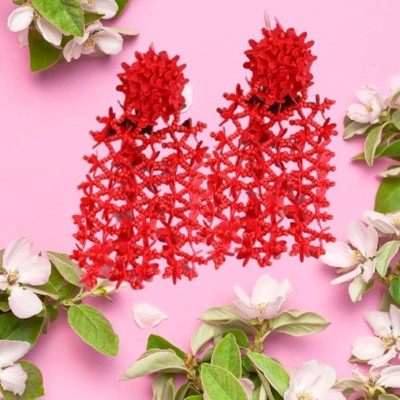 Jewelgenics Handmade Floral Classic Tasselled Drop Earrings Beads Alloy Drops & Danglers