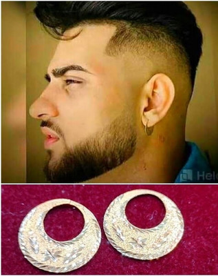 MEHAK CREATION Kaju Bali Hoop Earrings for Men And Women Stainless Steel Clip-on Earring Brass Hoop Earring, Stud Earring