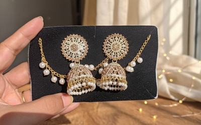 Jvell Collection Bahubali Jhumka Alloy Jhumki Earring
