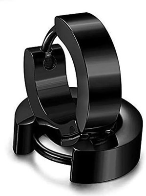 NEERAJYOTII NEERAJYOTI EARRING Stainless Steel Hoop Earring
