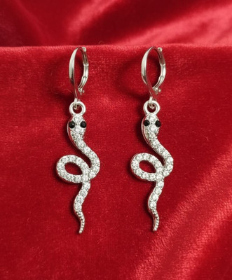 priyaainternational SIL/BLA/02 Zircon Alloy Drops & Danglers