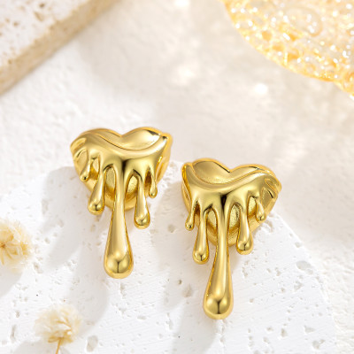Dressberry Earrings for girls women korean stylish Studs golden ear rings Anti Tarnish Alloy, Metal, Stainless Steel Plug Earring, Stud Earring, Drops & Danglers, Hoop Earring, Earring Set