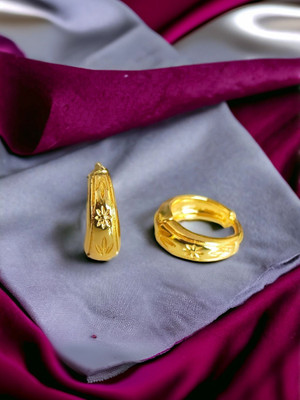 MA FASHION Raju2q Alloy, Brass Hoop Earring