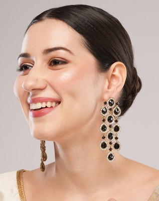 SATRANGI JEWEL SATRANGI JEWEL TRENDY STATEMENT EARRINGS Alloy Huggie Earring