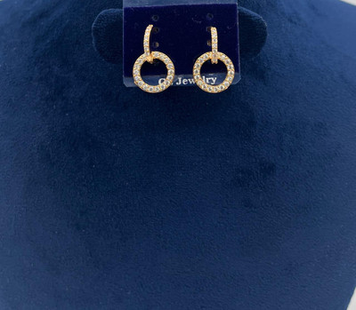 gvg Small Studs Alexandrite Alloy Hoop Earring