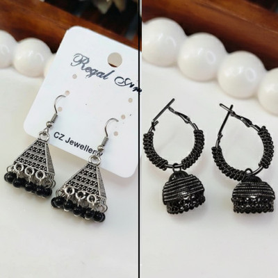 Santra Collections Korean Style Earrings | K-Pop & K-Drama Inspired Jewelry Alloy Earring Set