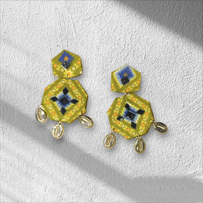 DIPRIYA GALLERY MEHDI EARRINGS Fabric Drops & Danglers