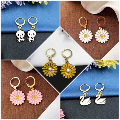 ELCETRATD JEWELLERY Radiant Harmony: Exquisite Earring Set Collection Brass Stud Earring