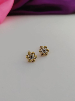 godhani enterprize NIVA Beads Brass Plug Earring