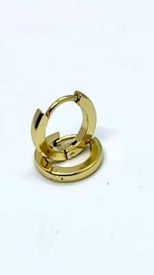 Maa rewa enterprise Gold plated fashion earrings Stainless Steel Clip-on Earring