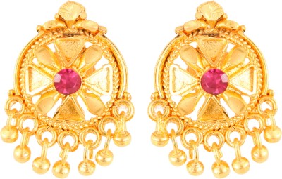 VIGHNAHARTA VFJ1847ERG_10 Cubic Zirconia Alloy, Brass Drops & Danglers, Stud Earring