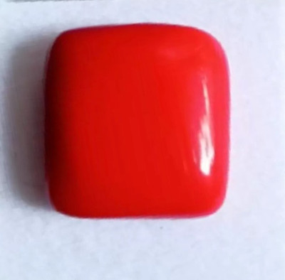 Aanya Jewels 12.25 Ratti Red Coral (Moonga/Munga) Gemstone Stone With Lab Certificate Coral Stone Ear Thread