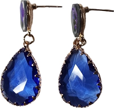 Nirmal Kumari Crystal Teardrop Earring Alloy Stud Earring