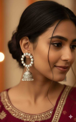 M.R Enterprises BEUTIFULL JHUMKA EARINGS FOR GIRS AND WOMENS,NEW TRENDING ARRTICLE Alloy Earring Set, Jhumki Earring
