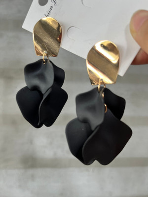 PRIYA IMPEX Sparkle & shine jewel floral petal drop acrylic material anti tarnish earrings Acrylic Drops & Danglers