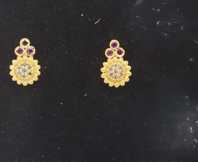 gvg 3B -816 Alexandrite Alloy Stud Earring