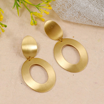 Dressberry Demi-Fine Gold-Fine Stainless Steel Anti-Tarnish, Waterproof Dangle Earrings Alloy, Stainless Steel Drops & Danglers, Stud Earring