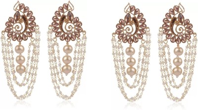 iij Beautiful Designed Traditional Ethnic Earring for wedding & all Occasion Alloy Drops & Danglers