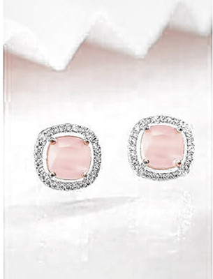 Sipradh Premium Quality Beautiful SQUARE Stud Earrings Cubic Zirconia Alloy Earring Set