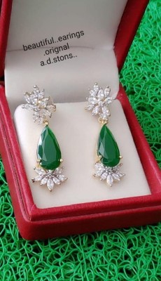 AKSVENTURE Earrings for Womens Ethnic Collection With Diamond Studded Alloy Stud Earring