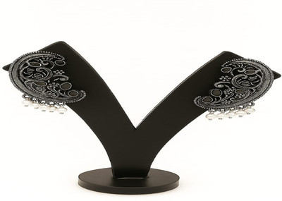 Kirti Jain store earring Ruby Alloy, Brass Chandbali Earring