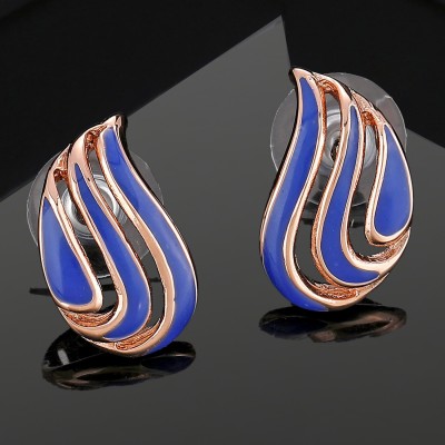 Estele Rose Gold Plated Alloy Stud Earring