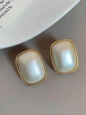 SZN Gold-Plated Studs Alloy Drops & Danglers