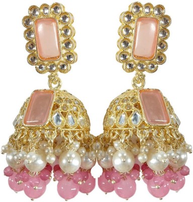 jiyanshi fashion Traditional Earrings for Women | Jhumki Earrings Pearl Alloy Stud Earring