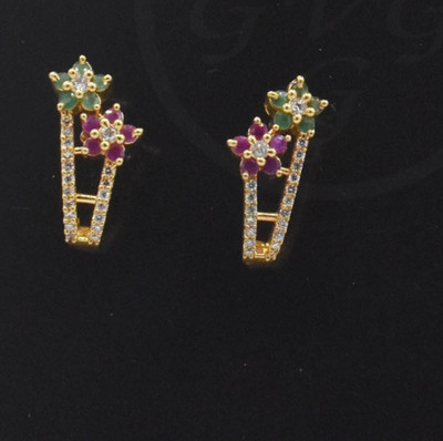 gvg 3B - 676 Alexandrite Alloy Stud Earring