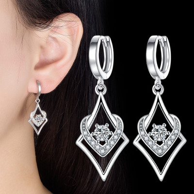 MYKI Stylish Drop Earrings For Women & Girls Cubic Zirconia Metal Drops & Danglers