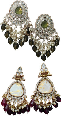 SKG Fashions Simple Elegant Versatile Earring Set for Women Alloy Earring Set
