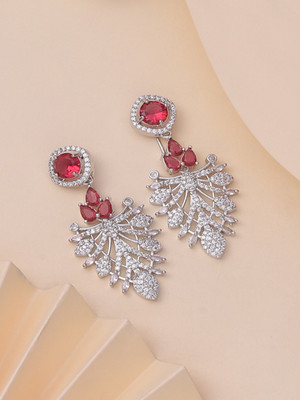 Bhagya Lakshmi AD Stone Earring Alloy Jhumki Earring