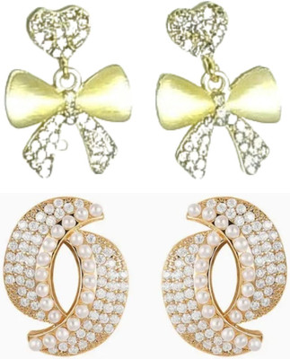 CIKIT Elegant Women's Earrings – Stylish Design for Everyday Wear or Special Occasions Metal Stud Earring