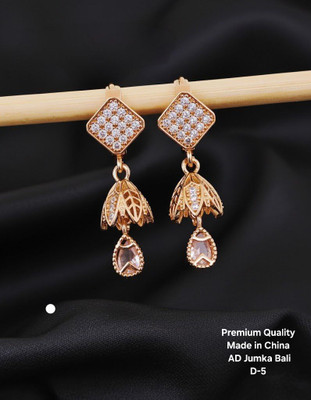 JB JEWELLERY Traditonal Light Weight Earrings for Girl & Women Alloy Jhumki Earring Brass Jhumki Earring