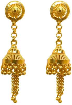 ANOUK 1 gm Gold Plated Premium jhumkhas Alloy Jhumki Earring