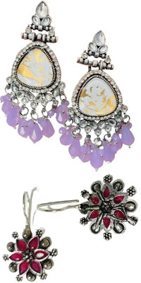 SKG Fashions Simple Elegant Versatile Earring Set for Women Alloy Earring Set