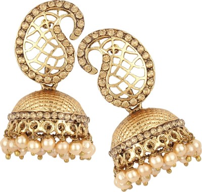 Jewels Capital diva style Cubic Zirconia Alloy Jhumki Earring