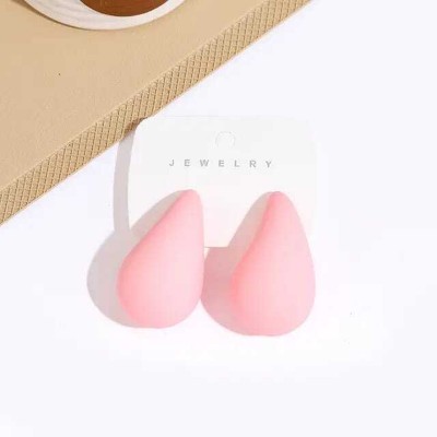 JEWELX JEWEL-X Vintage Chunky Pink Teardrop Earrings for Women,Girls Acrylic Drops & Danglers