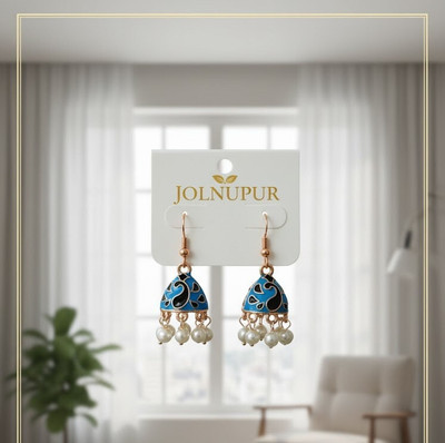 JOLNUPUR earrings for women, earrings jhumka heavy, earings for girls, jhumka earrings Steel Jhumki Earring