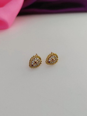 PRALAY ENTERPRISE NIVA Beads Brass Stud Earring
