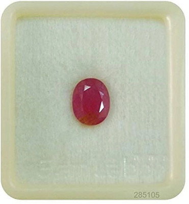 Aanya Jewels Aanya Gems 4.75 Carat/ 5.25 Ratti Ruby (MANIKYA/MANIK/MAANIK Stone) Ruby Stone Ear Thread