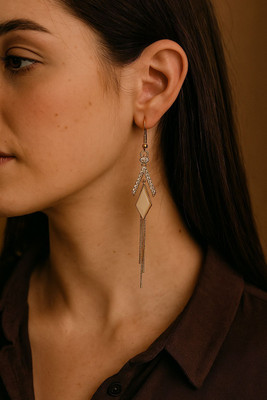 KICHONA GALLERY Sparkle Chic Earring Stainless Steel Drops & Danglers
