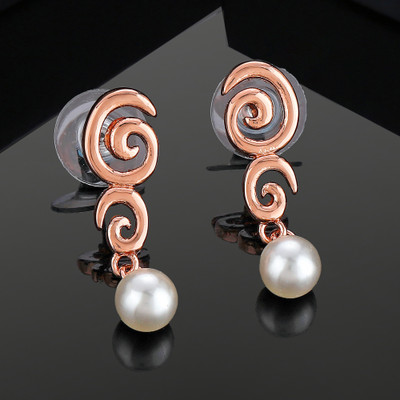 Estele Pearl Alloy Drops & Danglers