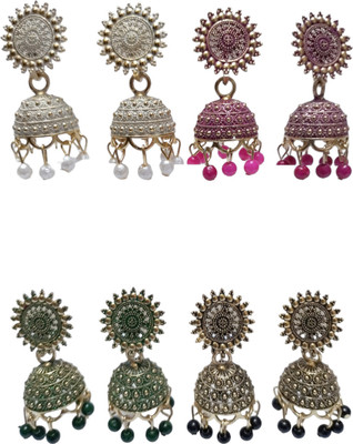 MAYTAG Small Earrings Jhumka Alloy Jhumki Earring