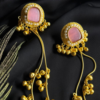 Banarashe Kashmiri Ghungru Brass Jhumki Earring