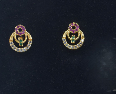 gvg 3B -782 Alexandrite Alloy Stud Earring